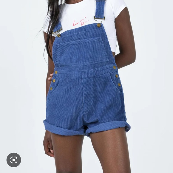 Princess Polly Shorts Princess Polly Kacey Overalls Navy New Size 4